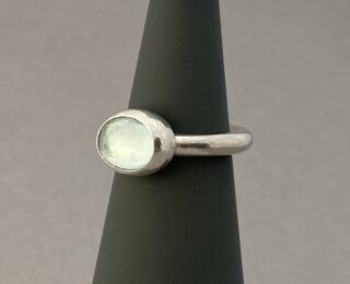 Aquamarine Silver Ring
