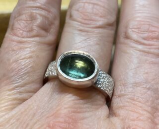 Green Tourmaline Ring